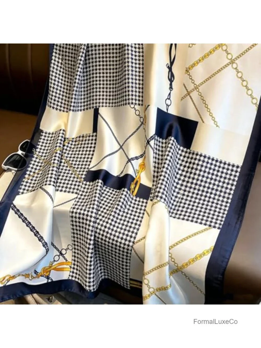 Large Lightweight Fashion Silk Scarf Shawl Wrap